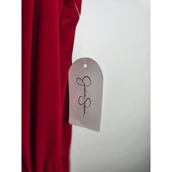 NWT Jessica Simpson Ity Beaded Strap Red Dress, Sz 6 - Picture 3 of 6